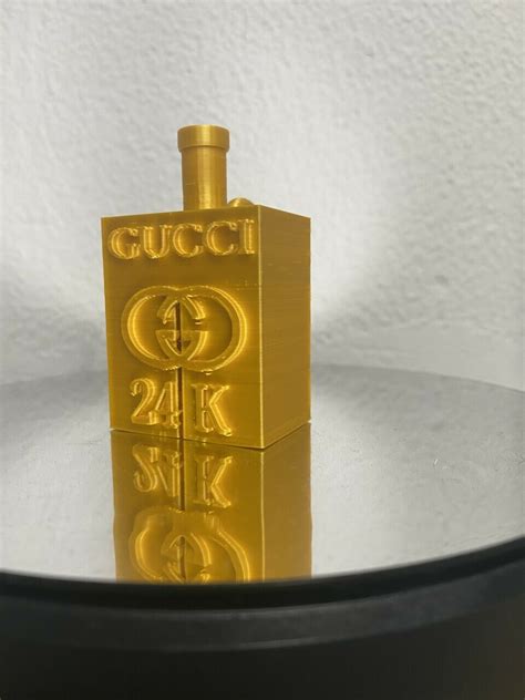 STL file Gucci 24K bong nozzle ・3D print model to  